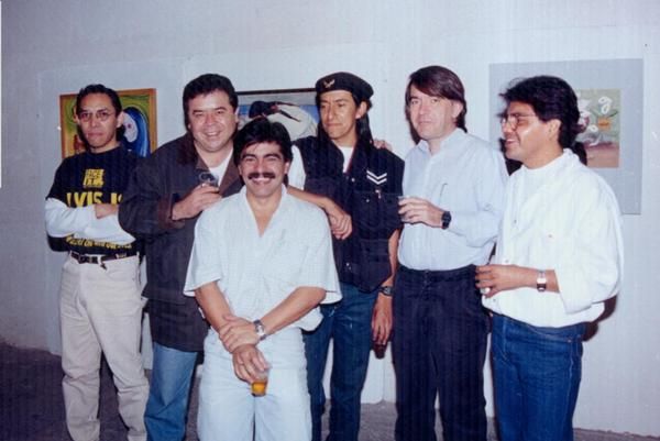 Figuras de la Historieta: Martín Medina, el Maestro Victor del Real, Pepeto; Alfredo Tierrablanca; el Maestro Aurrecoechea y Miguel Angel Sanchez